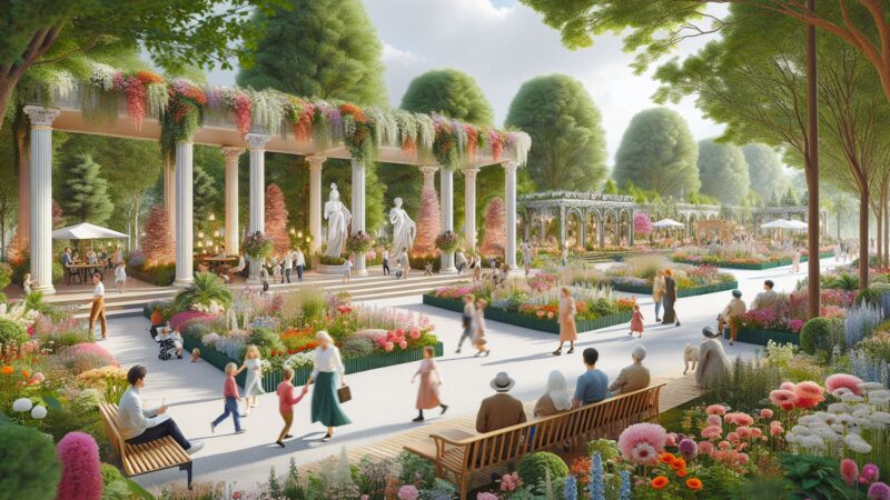Floral For Public: Bringing the Charm of Botanical Grandeur to Public Spaces